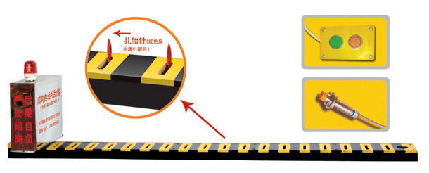 长垣县V3嵌入式闯岗自动扎胎器/阻车器